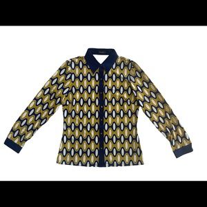 J.McLaughlin women button down shirt